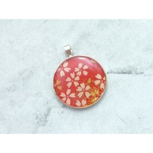 Cherry Blossom 925 Sterling Silver Pendant